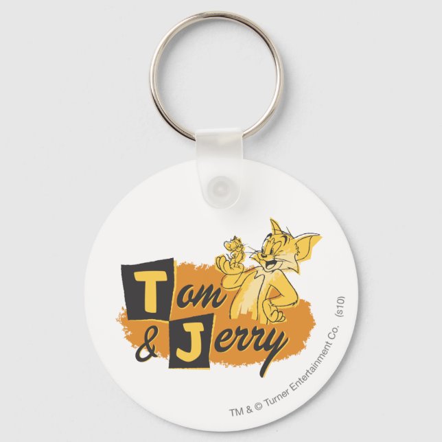 Tom and Jerry Mouse In Paw Soon Key Ring (Front)