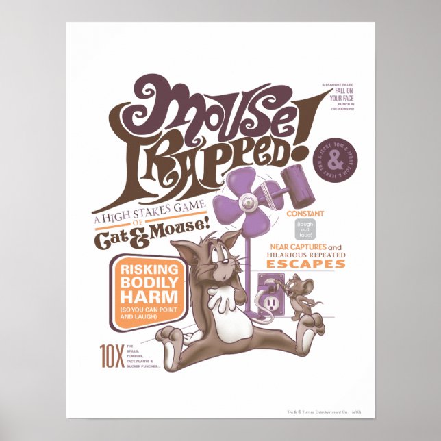 Tom and Jerry Mouse Trapped Poster (Front)