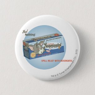 Tom and Jerry Nosensatol 2 6 Cm Round Badge