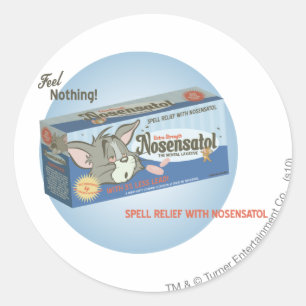 Tom and Jerry Nosensatol 2 Classic Round Sticker