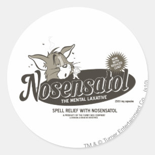 Tom and Jerry Nosensatol Classic Round Sticker