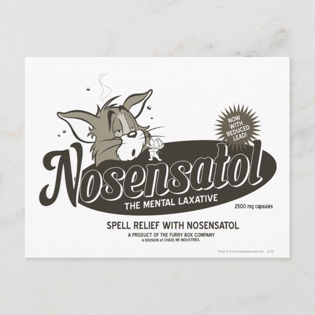 Tom and Jerry Nosensatol Postcard (Front)