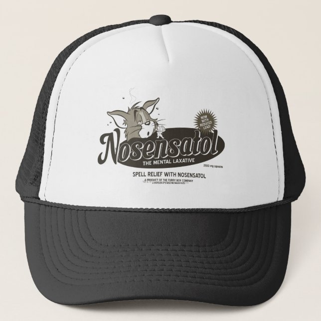 Tom and Jerry Nosensatol Trucker Hat (Front)