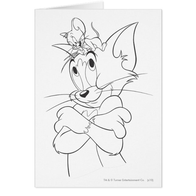 Tom and Jerry On Head (Front)