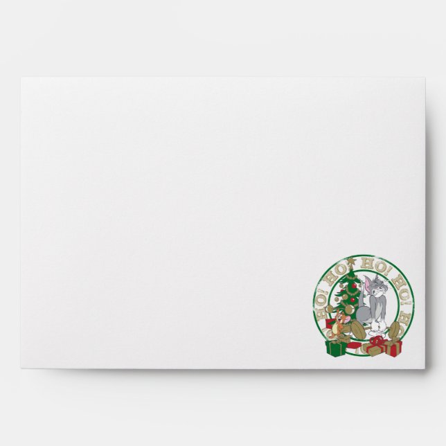 Tom and Jerry Opening Presents Envelope (Front)
