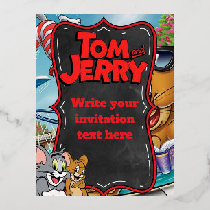 Tom and Jerry Party Invitation Template