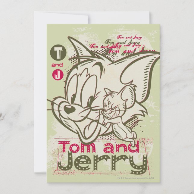 Tom and Jerry Pink and Green (Front)