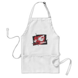 Tom and Jerry Red and Black Standard Apron
