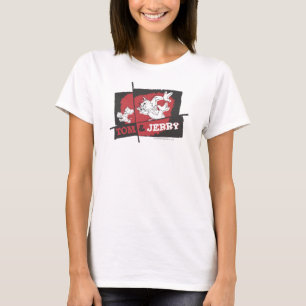 Tom and Jerry Red and Black T-Shirt