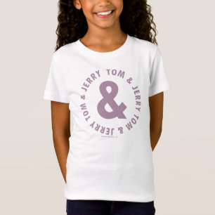 Tom and Jerry Round Logo 10 T-Shirt