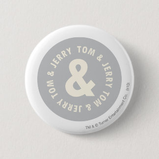 Tom and Jerry Round Logo 1 6 Cm Round Badge