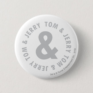 Tom and Jerry Round Logo 2 6 Cm Round Badge