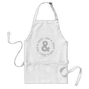 Tom and Jerry Round Logo 2 Standard Apron