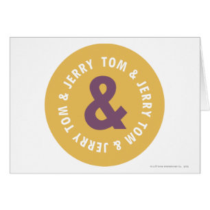 Tom and Jerry Round Logo 3