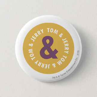 Tom and Jerry Round Logo 3 6 Cm Round Badge