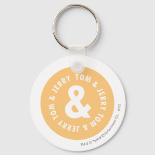 Tom and Jerry Round Logo 5 Key Ring