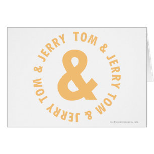 Tom and Jerry Round Logo 6