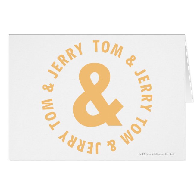 Tom and Jerry Round Logo 6 (Front Horizontal)