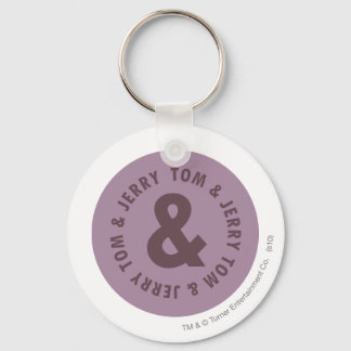Tom and Jerry Round Logo 7 Key Ring