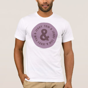 Tom and Jerry Round Logo 7 T-Shirt