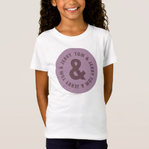 Tom and Jerry Round Logo 7 T-Shirt