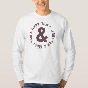 Tom and Jerry Round Logo 8 T-Shirt