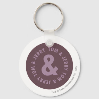 Tom and Jerry Round Logo 9 Key Ring