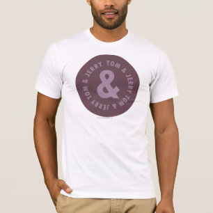 Tom and Jerry Round Logo 9 T-Shirt