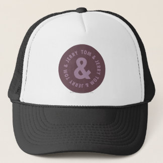 Tom and Jerry Round Logo 9 Trucker Hat