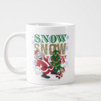 Tom and Jerry Santas By The Tree