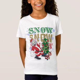 Tom and Jerry Santas By The Tree T-Shirt