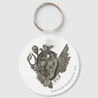 Tom and Jerry Skull Key Ring