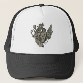 Tom and Jerry Skull Trucker Hat