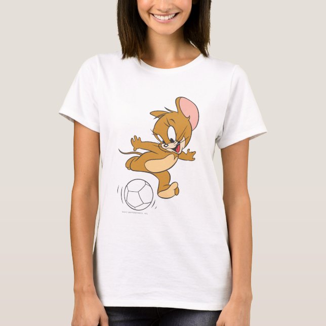 Tom and Jerry Soccer (Football) 2 T-Shirt (Front)
