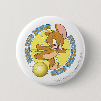 Tom and Jerry Soccer (Football) 4 6 Cm Round Badge