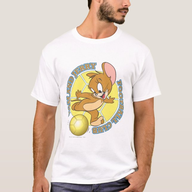 Tom and Jerry Soccer (Football) 4 T-Shirt (Front)