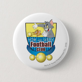 Tom and Jerry Soccer (Football) 5 6 Cm Round Badge