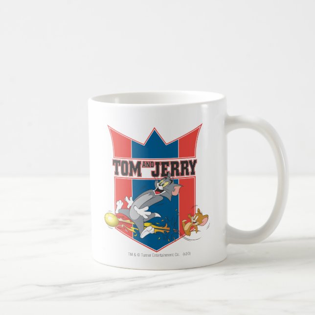 Tom and Jerry Soccer (Football) 7 Coffee Mug (Right)
