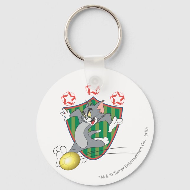 Tom and Jerry Soccer (Football) 9 Key Ring (Front)