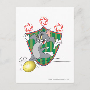 Tom and Jerry Soccer (Football) 9 Postcard