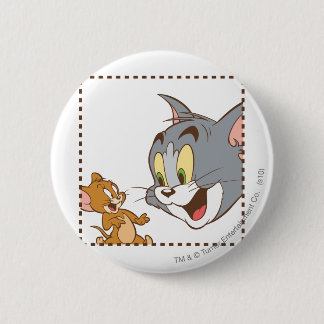 Tom and Jerry Stamp 6 Cm Round Badge