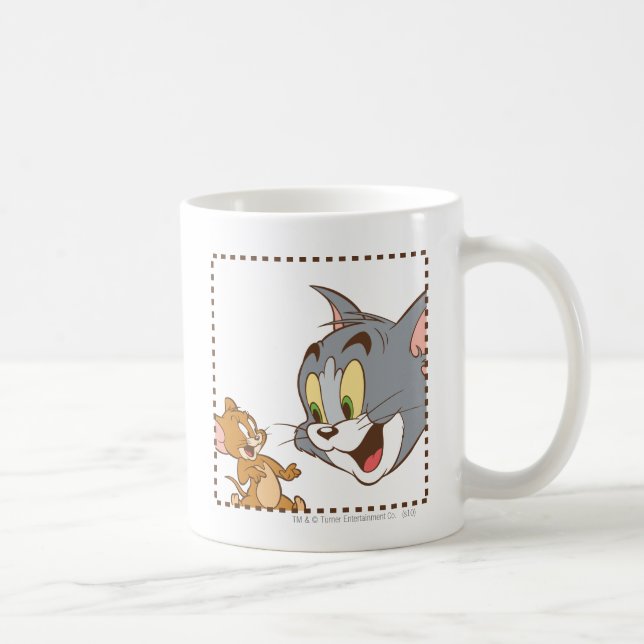 Tom and Jerry Stamp Coffee Mug (Right)