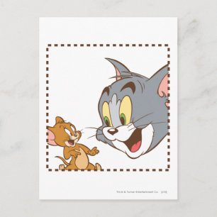 Tom and Jerry Stamp Postcard