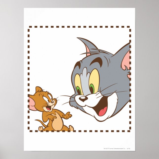 Tom and Jerry Stamp Poster (Front)