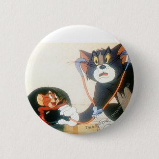 Tom And Jerry Stethescope 6 Cm Round Badge