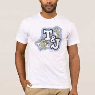 Tom and Jerry T&J Logo T-Shirt