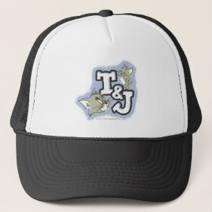 Tom and Jerry T&J Logo Trucker Hat