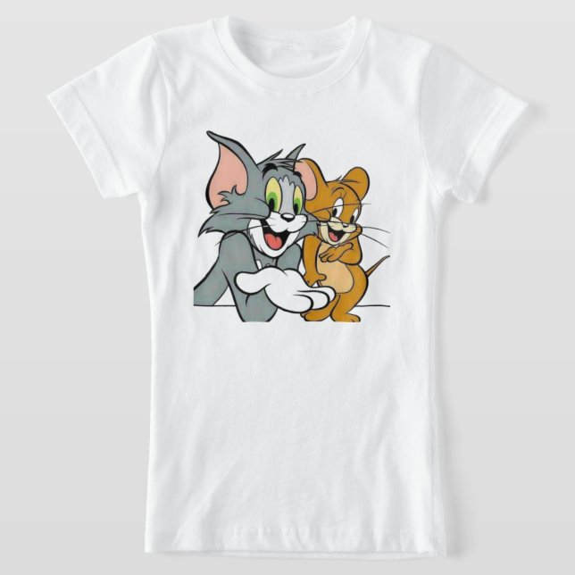 TOM AND JERRY T-SHIRT  (Laydown)
