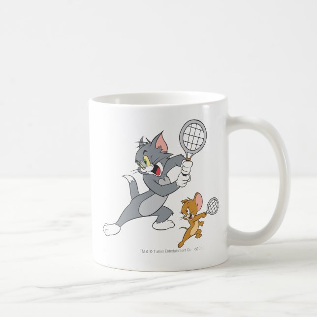 Tom and Jerry Tennis Stars 1 Coffee Mug (Right)