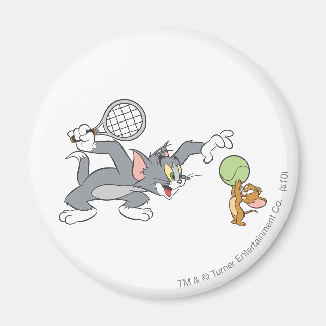 Tom and Jerry Tennis Stars 2 Magnet (Front)